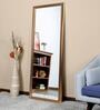 Gold Fibre Flow Floor Mirror