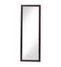 Framed Floor Rested Mirror In Maroon Colour