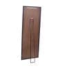 Framed Floor Rested Mirror In Maroon Colour