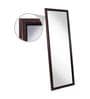 Framed Floor Rested Mirror In Maroon Colour