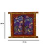 Engineered Wood Jharokha In Purple