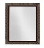 Brown Engineered Wood House Wall Mirror