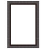 Brown Engineered Wood Museum Wall Mirror