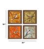 Assorted Birds Engineered Wood Framed Abstract Art Print (Set of 4)