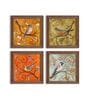 Assorted Birds Engineered Wood Framed Abstract Art Print (Set of 4)