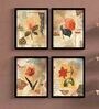 Creation White Engineered Wood Framed Art Print Set of 4