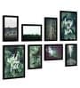 Visual Blue Engineered Wood Framed Art Print Set of 8
