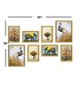 Fort Blue Engineered Wood Framed Art Print Set of 8