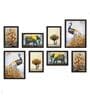 White Engineered Wood Framed Art Print Set of 8