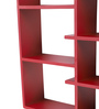 Engineered Wood Wall Shelf in Red Colour