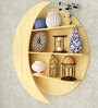 Engineered Wood Wall Shelf in Oak Finish