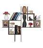 Engineered Wood Book Shelf In Walnut Finish