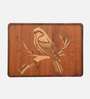 Engineering Wood Laser Cut Birds Design Wall Art In Black & Brown Finish