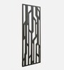 Engineering Wood Laser Cut Geometric Wall Art In Black & Brown Finish