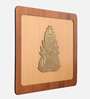 Engineering Wood Laser Cut Lord Buddha Wall Art In Black & Brown Finish