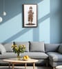Engineering Wood Laser Cut No One Understand Me Wall Art In Black & Brown Finish