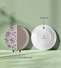 English Floral Printed Porcelain Wall Plate