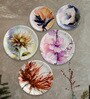 English Flower Porcelain Wall Plate Collection