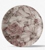 English Flower Porcelain Wall Plate