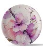 English Flower Porcelain Wall Plate