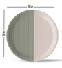 English Geometric Printed Porcelain Wall Plate
