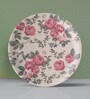 English Rose Printed Porcelain Wall Plate