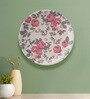 English Rose Printed Porcelain Wall Plate