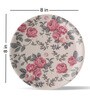 English Rose Printed Porcelain Wall Plate