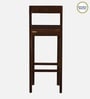 Enkel Sheesham Wood Bar Chair In Provincial Teak Finish
