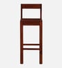 Enkel Sheesham Wood Bar Chair In Scratch Resistant Honey Oak Finish
