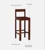 Enkel Sheesham Wood Bar Chair In Scratch Resistant Honey Oak Finish