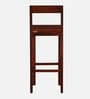 Enkel Sheesham Wood Bar Chair In Scratch Resistant Honey Oak Finish