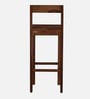 Enkel Sheesham Wood Bar Chair In Scratch Resistant Rustic Teak Finish