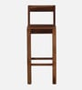 Enkel Sheesham Wood Bar Chair In Scratch Resistant Rustic Teak Finish