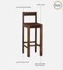 Enkel Sheesham Wood Bar Chair In Scratch Resistant Rustic Teak Finish