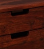 Enkel Sheesham Wood Bedside Table in Scratch Resistant Honey Oak Finish With Drawers