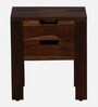 Enkel Sheesham Wood Bedside Table in Scratch Resistant Provincial Teak Finish With Drawers Enkel Sheesham Wood Bedside Table in Scratch Resistant Provincial Teak Finish With Drawers