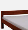 Enkel Sheesham Wood Queen Size Bed In Scratch Resistant Honey Oak Finish