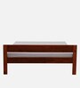 Enkel Sheesham Wood Queen Size Bed In Scratch Resistant Honey Oak Finish
