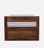 Enkel Sheesham Wood Single Bed in Scratch Resistant Provincial Teak Finish With Box Storage