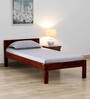 Enkel Sheesham Wood Single Bed in Scratch Resistant Honey Oak