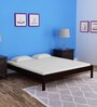Enkel Solid Wood King Size Bed In Warm Chestnut Finish