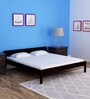 Enkel Solid Wood King Size Bed In Warm Chestnut Finish