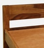 Enkel Sheesham Wood Single Bed in Scratch Resistant Rustic Teak Finish