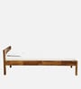 Enkel Sheesham Wood Single Bed in Scratch Resistant Rustic Teak Finish
