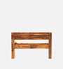 Enkel Sheesham Wood Single Bed in Scratch Resistant Rustic Teak Finish