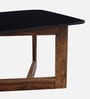 Enna Sheesham Wood Coffe Table In Povincial Teak Finish With Glass Top