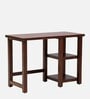 Enna Sheesham Wood Writing Table In Provincial Teak Finish