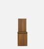 Enomoto Shoe Cabinet In Leon Teak Finish With Upholstered Seating
