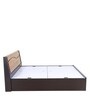 Enri King Size Bed with Storage in Wenge & Teak Finish